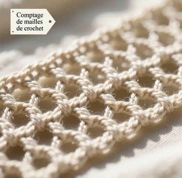 Comptage de mailles au crochet
