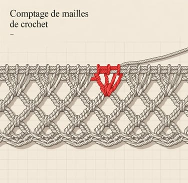 Comptage de mailles en faisant du crochet