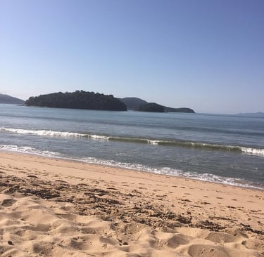 Ilha da cocanha com restaurante