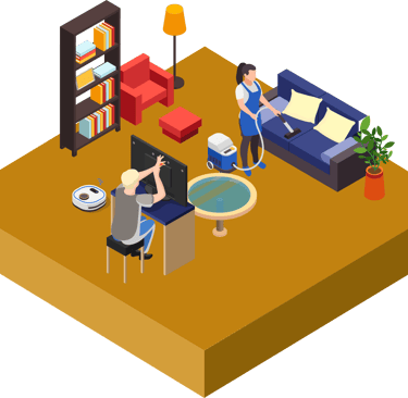 El equipo de R2R está realizando el mantenimiento de la propiedad.