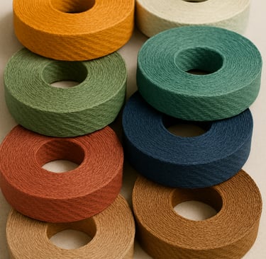 eco braided paper ribbon