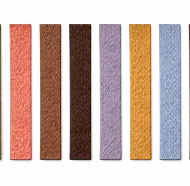 Color  chart for braiding machine woven paper ribbons by Hanxia Factory