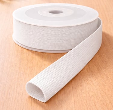 White tubular double-layer woven paper ribbon roll with hollow structure by Hanxia Factory