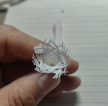 Hollow Braided Paper Rope showing