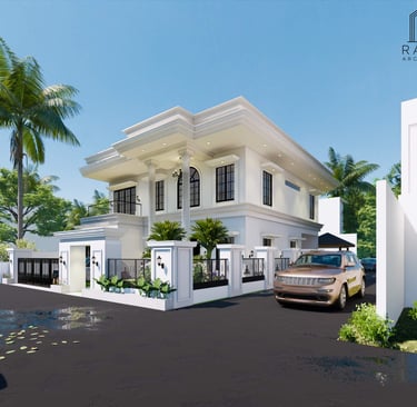 Desain Rumah Modern Klasik Raga Architect