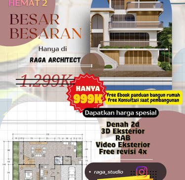 PROMO JASA GAMBAR RUMAH