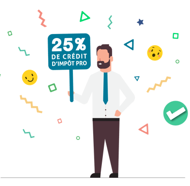 Crédit d'impôt professionnel 25% CapWash nettoyage de canapé Nice