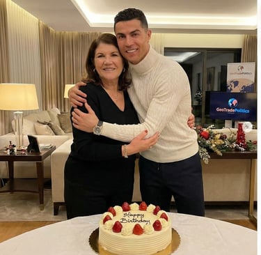 Ronaldo Posts Emotional Birthday Wish for his Mother