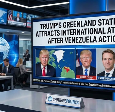 Trump’s Greenland Statement Attracts International Attention after Venezuela Action
