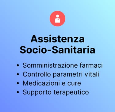 grafica assistenza socio sanitaria per farmaci e medicazioni