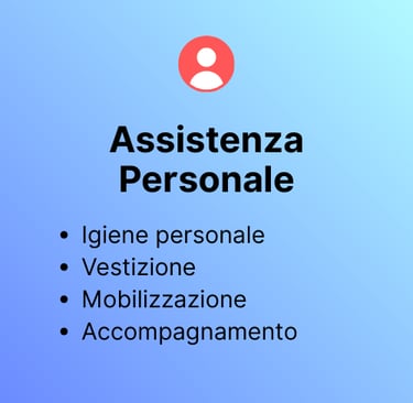 grafica igiene personale, vestizione, accompagnamento