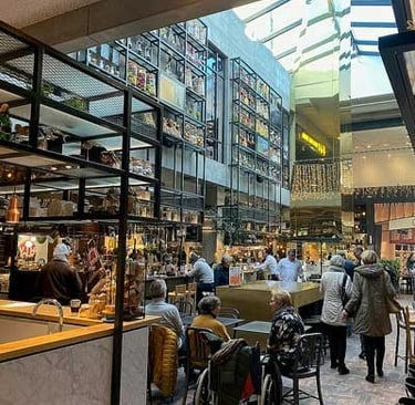 Shopping mall food court