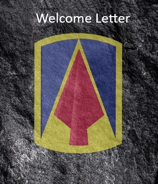 177th Armored Brigade Welcome Letter