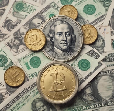A home office setup on the floor in a well-lit room with a large window framed by blue curtains. Outside, palm trees are visible. Inside, there is a computer setup with a monitor, keyboard, and CPU, along with a bottle of hand sanitizer and a mask. A red cabinet is on the right, and there are boxes and household items like a kettle and rice cooker nearby.