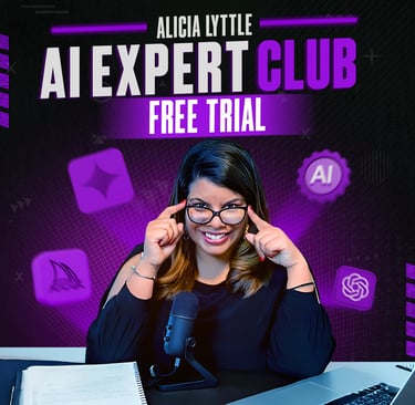 a woman in glasses and a microphone in front of a microphone