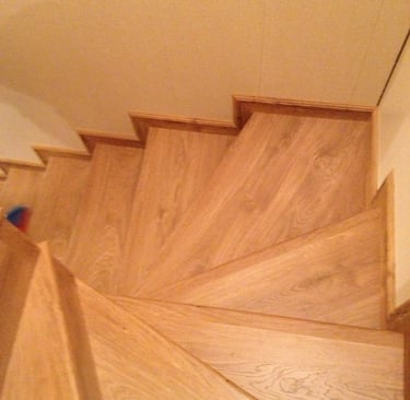 Escalera con Tarima Flotante