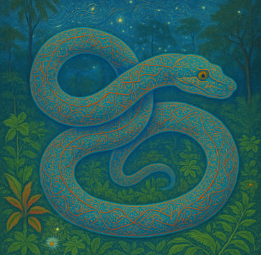 Jiboia Sagrada Trazendo Miração