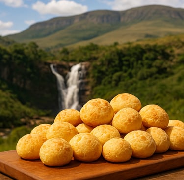 pão de queijo, serra da canastra, Brasil, Minas Gerais, cachoeiras, comida típica