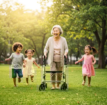 How to use a rollator