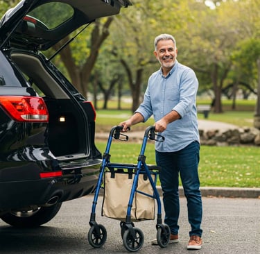 How to use a rollator