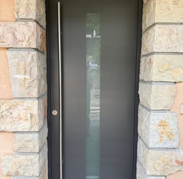 Porte d'entrée acier