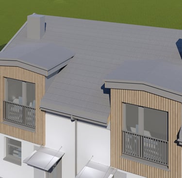 Zdjęcie domu w zabudowie bliźniaczej