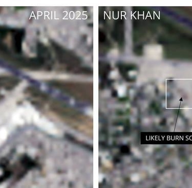 Satellite image of Nur Khan Airbase