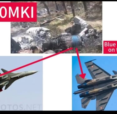 SU-30MKI Engine Debris