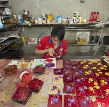 Làng sơn mài Tương Bình Hiệp