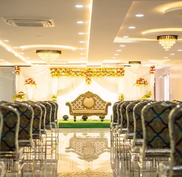 Decoration of our Heritage hall at Mihira Banquets 