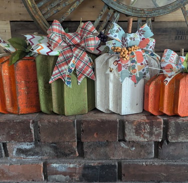 Wooden Pumpkins