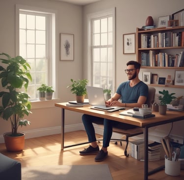 Bright living room with modern inventory