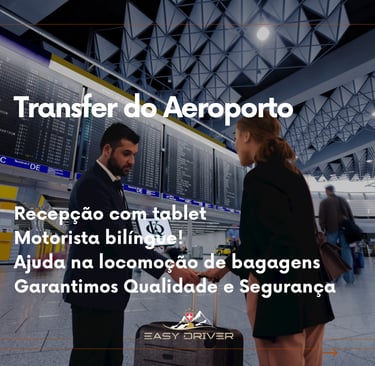 Transfer aeroporto zurique com motorista portugues 