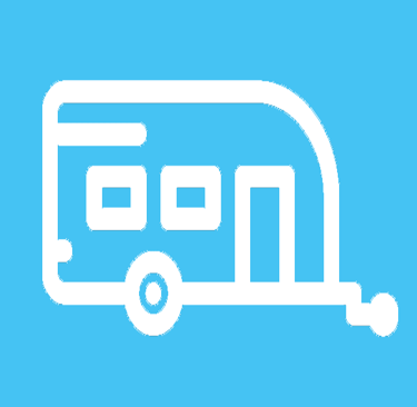 Modular home cartoon image.