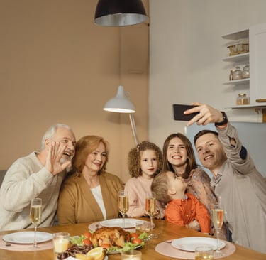 A family photo at home.