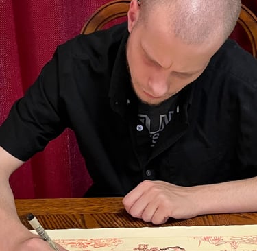 artists at work