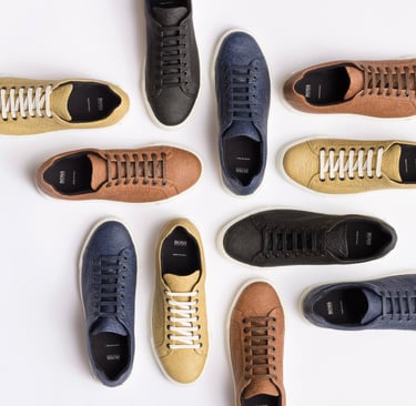 BOSS Vegan Pineapple Leather Sneakers, © 2025