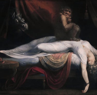 The Nightmare by Henry Fuseli, (1781)