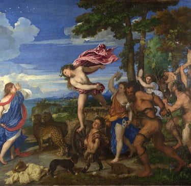 Bacchus and Ariadne by Titian, (1520–1523)