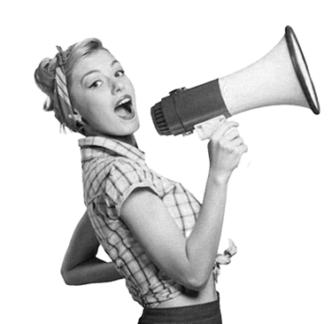 A megaphone