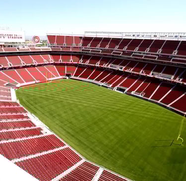 Vista interna do Levi's Stadium