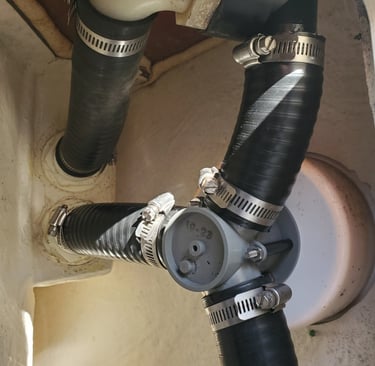 Boat repair, plumbing maintenance