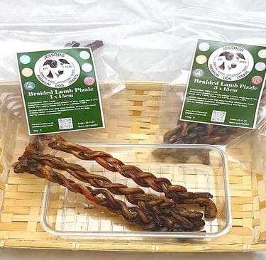 Jessdog Braided Lamb Pizzle