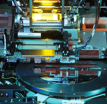 露光装置の内側