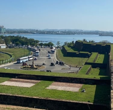Galle fort arial view