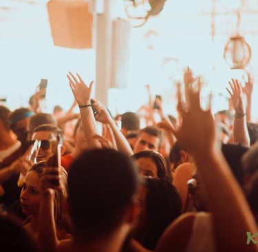 Vibrant atmosphere at a special event