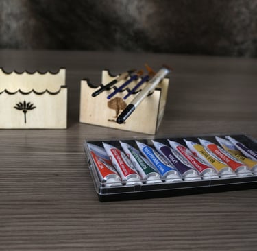Reposes pinceaux, porte pinceaux, conçu pour éviter que vos pinceaux ne roulent en travaillant