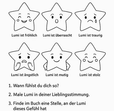 Gefühle entdecken mit Lumi. Material zur Sprachförderung