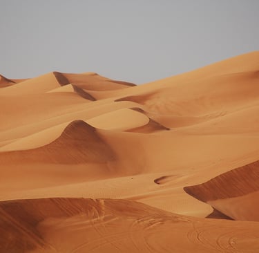 AN IMAGE OF MOREEB DUNES IN LIWA DESERT ABU DHABI UAE