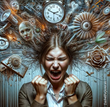 mujer frustrada - frustración